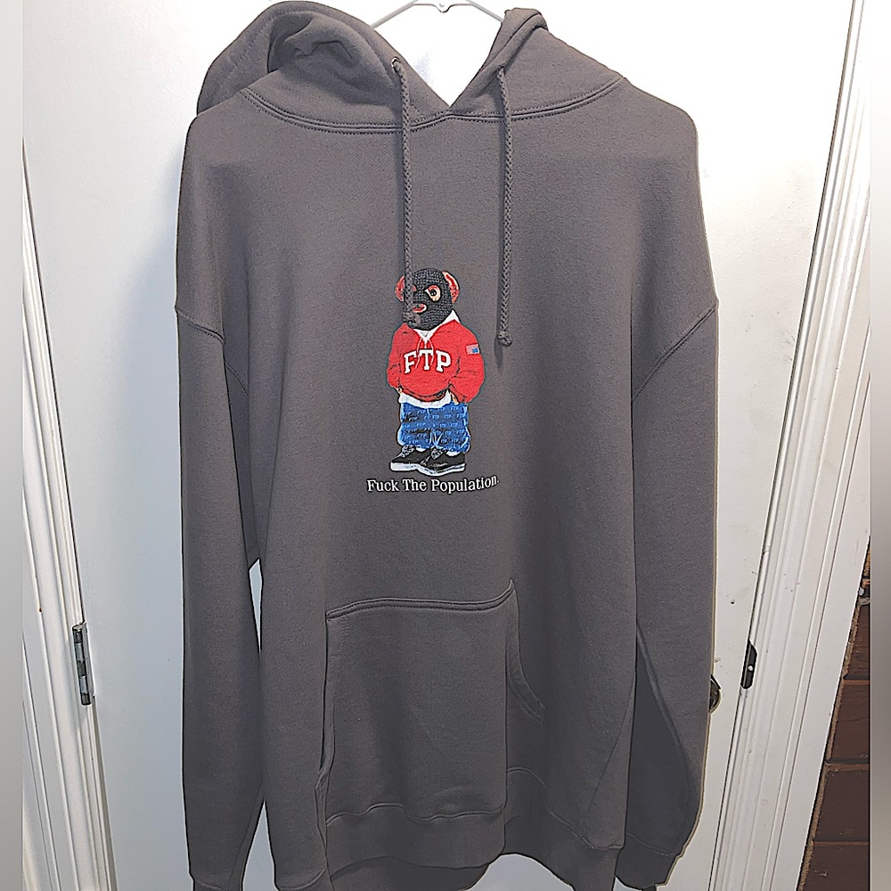 FTP Grey Bear Hoodie